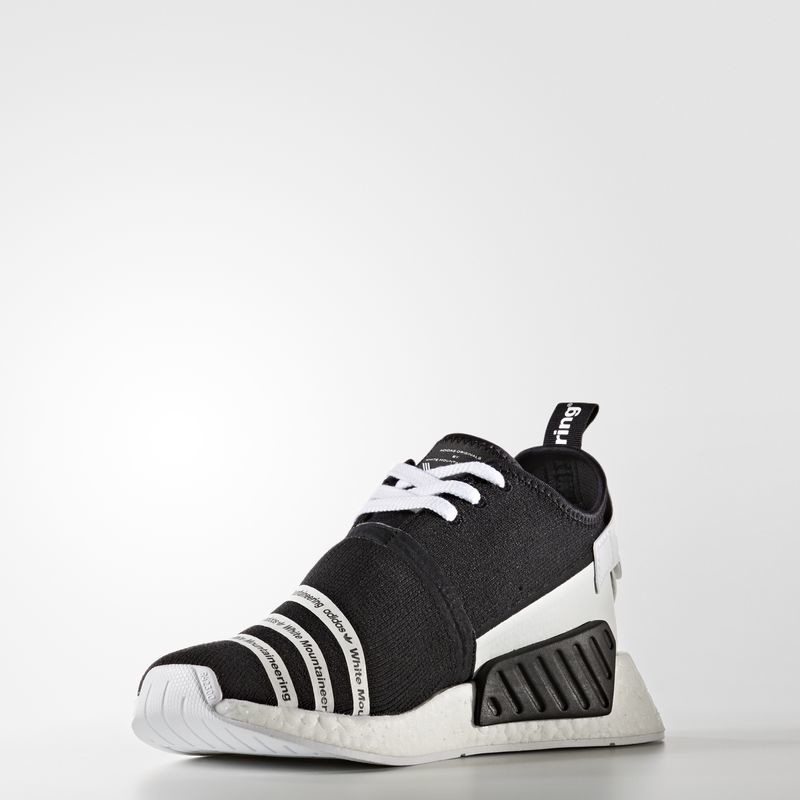 White Mountaineering x adidas NMD R2 PK Black CG3648 Grailify